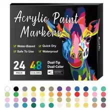 Coffret OPALINE 48 couleurs · 24 feutres