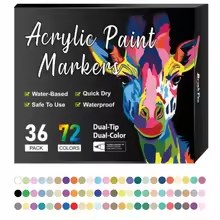 Coffret OPALINE 72 couleurs · 36 feutres