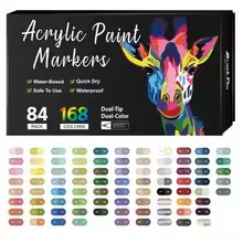 Coffret OPALINE 168 couleurs · 84 feutres