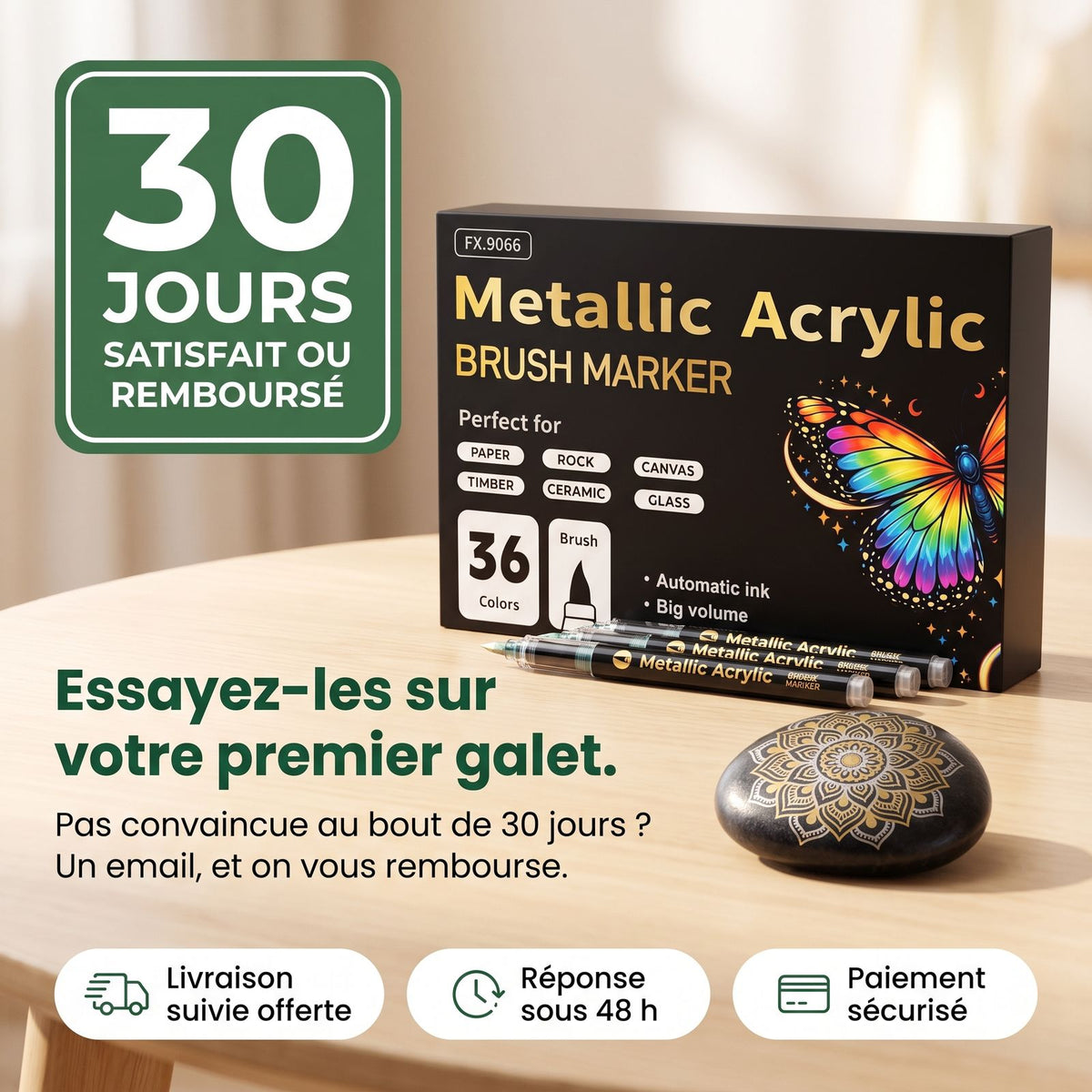 30 jours satisfait ou remboursé